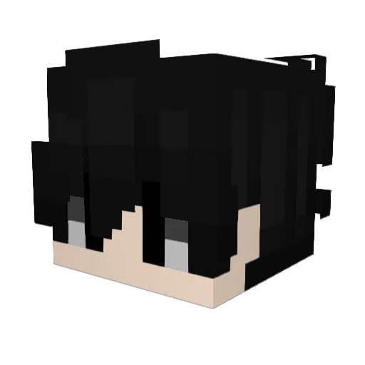 _CharlieTheCat Minecraft avatar head, 3D render