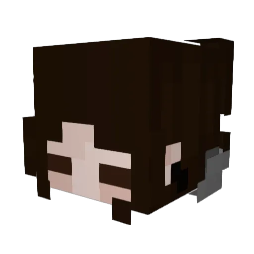 _Chart_ Minecraft avatar head, 3D render
