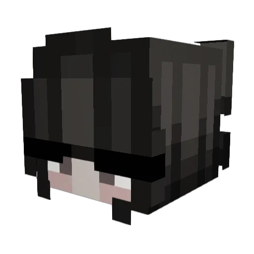 _Chazzer_ Minecraft avatar head, 3D render