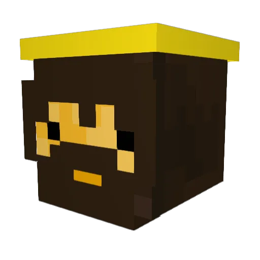 _Cheesus_Christ Minecraft avatar head, 3D render
