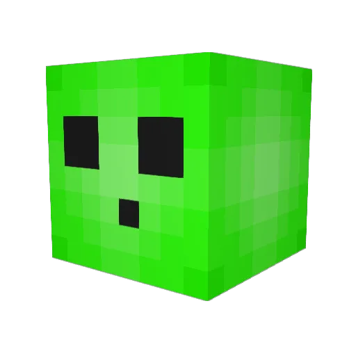 _Chesh Minecraft avatar head, 3D render