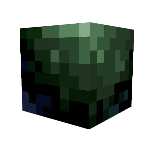 _ChiefGaming Minecraft avatar head, 3D render