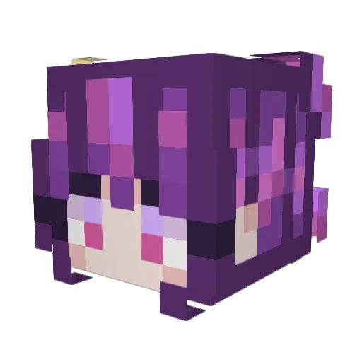 _Choco_Ch3rr1_ Minecraft avatar head, 3D render