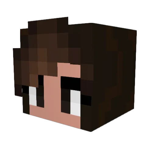 _Chokinghazard Minecraft avatar head, 3D render