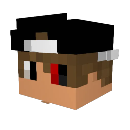 _Chynna_ Minecraft avatar head, 3D render