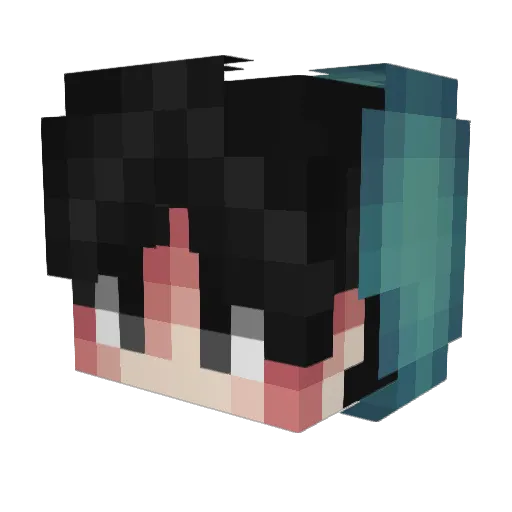 _CihanPro26_ Minecraft avatar head, 3D render