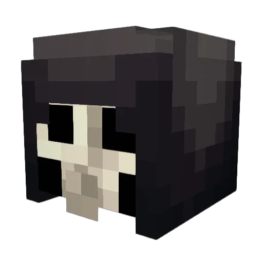 _Cimmerian_ Minecraft avatar head, 3D render