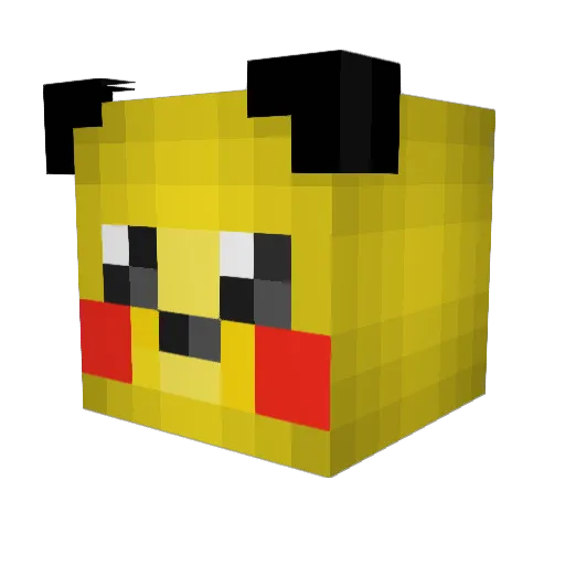 _Cindy_ Minecraft avatar head, 3D render
