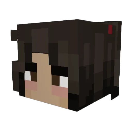 _Claricce_ Minecraft avatar head, 3D render
