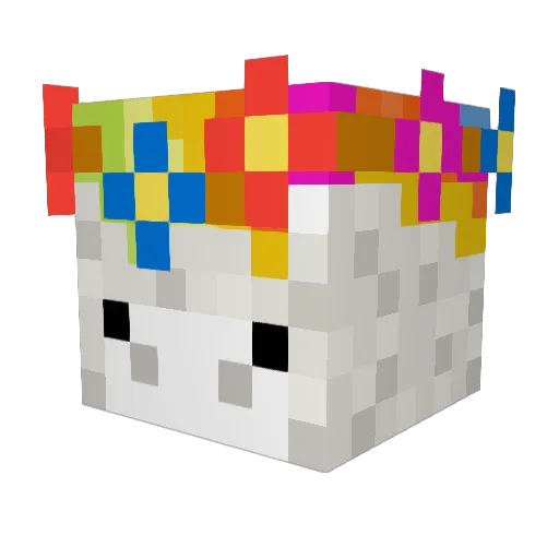 _Clem__ Minecraft avatar head, 3D render
