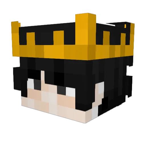 _Clusum_ Minecraft avatar head, 3D render