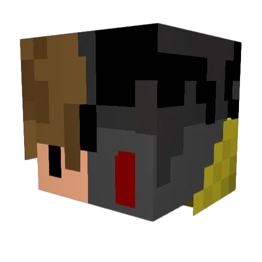 _CoD3r_ Minecraft avatar head, 3D render