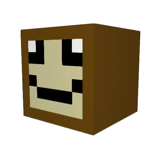 _CoDz_ Minecraft avatar head, 3D render