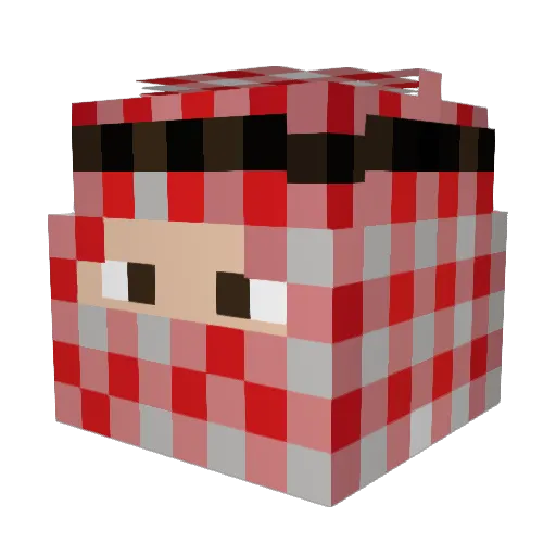 _CobraMaik Minecraft avatar head, 3D render