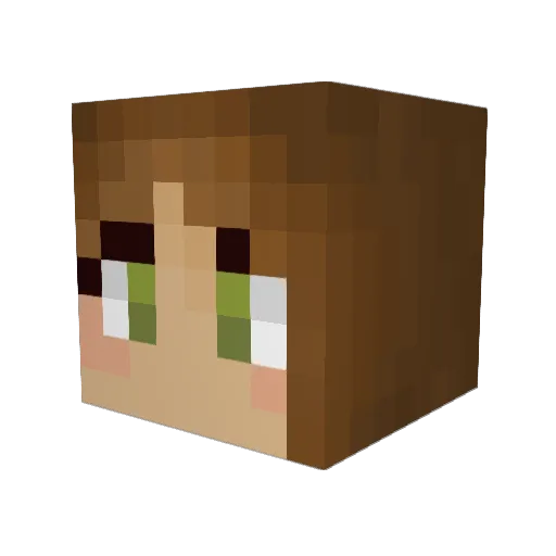 _Coffeetime_ Minecraft avatar head, 3D render