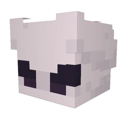 _Colombian_ Minecraft avatar head, 3D render