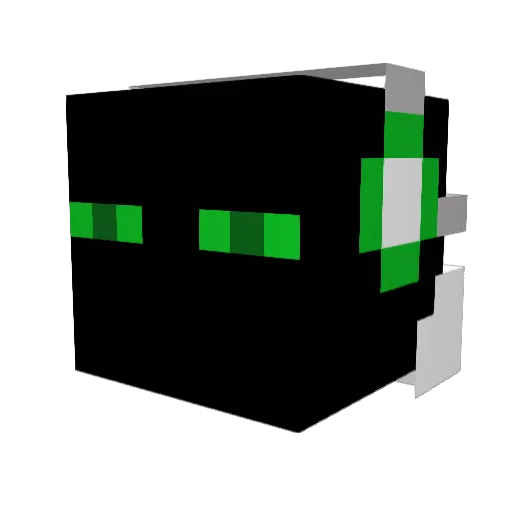 _Colon_ Minecraft avatar head, 3D render