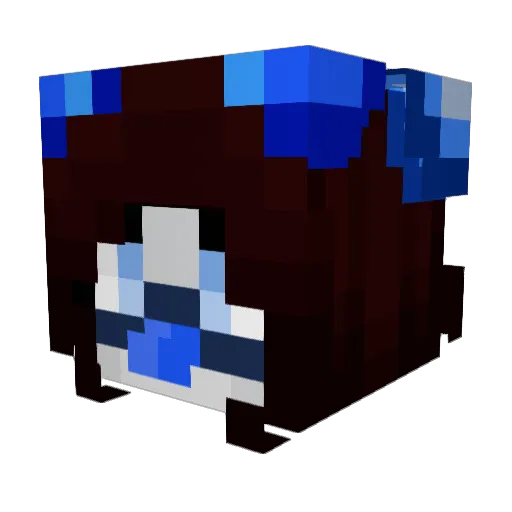 _CometsCopy_ Minecraft avatar head, 3D render