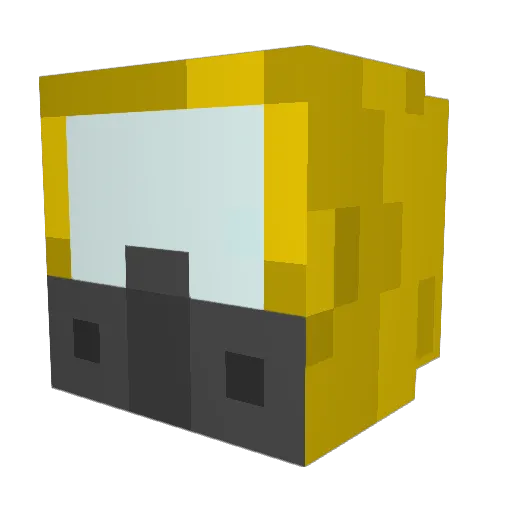 _CommanderVideo_ Minecraft avatar head, 3D render