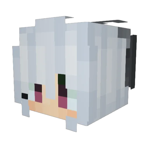 _Connie Minecraft avatar head, 3D render