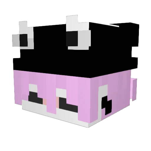 _Cookie_TW Minecraft avatar head, 3D render