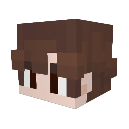 _Corey_ Minecraft avatar head, 3D render