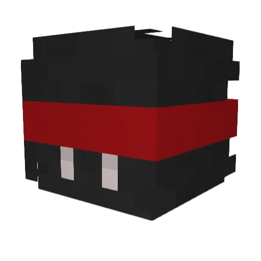 _Cornfields_ Minecraft avatar head, 3D render
