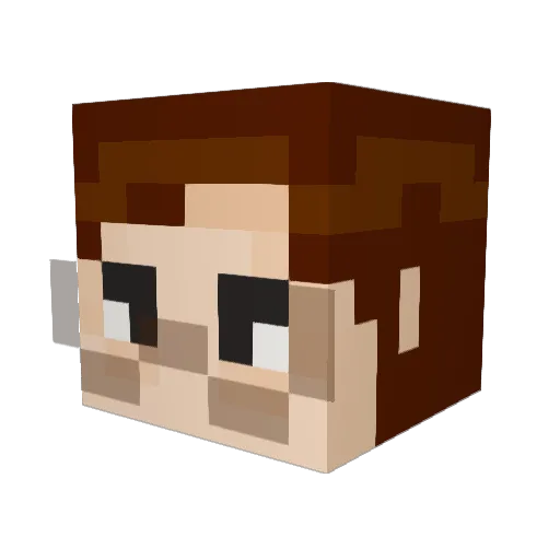 _CoryBracken Minecraft avatar head, 3D render