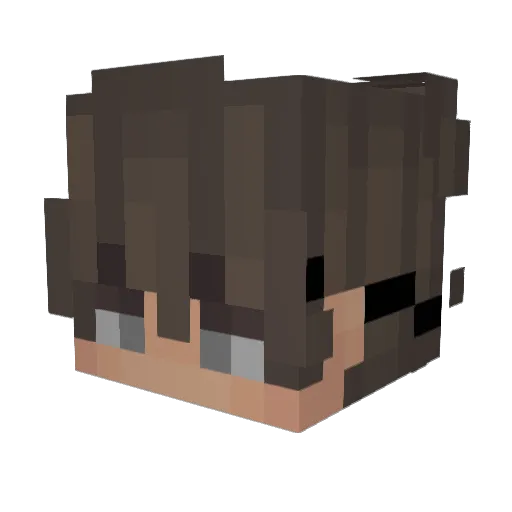 _Cosmicgames Minecraft avatar head, 3D render