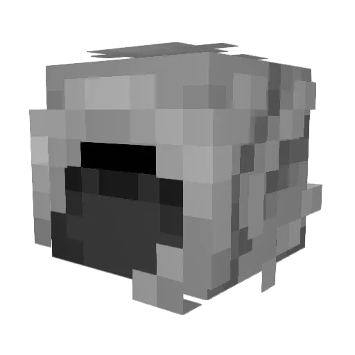 _Cosmogenesis Minecraft avatar head, 3D render
