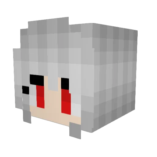 _Covier Minecraft avatar head, 3D render