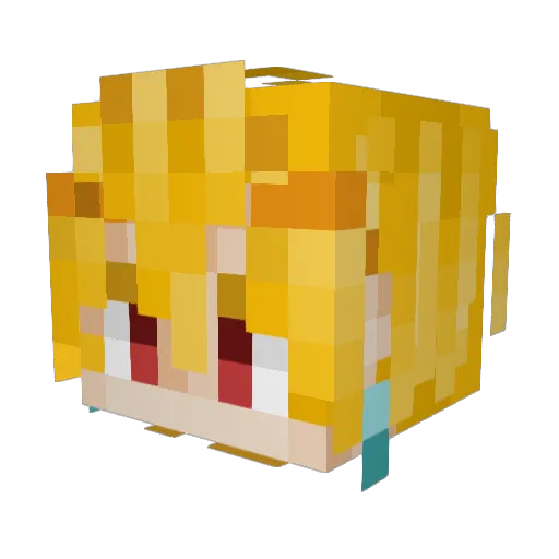 _Cpl_ Minecraft avatar head, 3D render