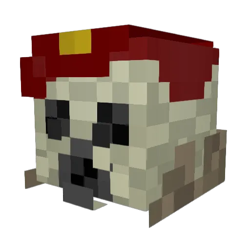 _CptJay_ Minecraft avatar head, 3D render