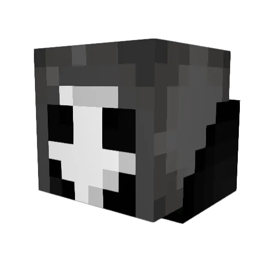 _Cq_ Minecraft avatar head, 3D render