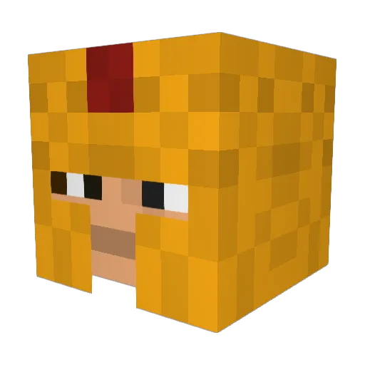 _Craggen_ Minecraft avatar head, 3D render
