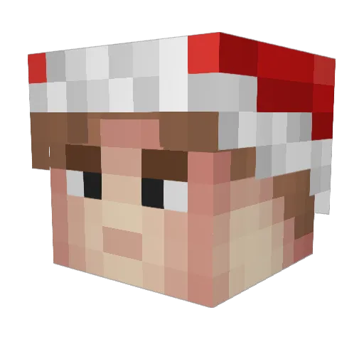 _Craly_ Minecraft avatar head, 3D render