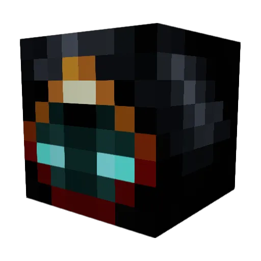 _Crimor_ Minecraft avatar head, 3D render