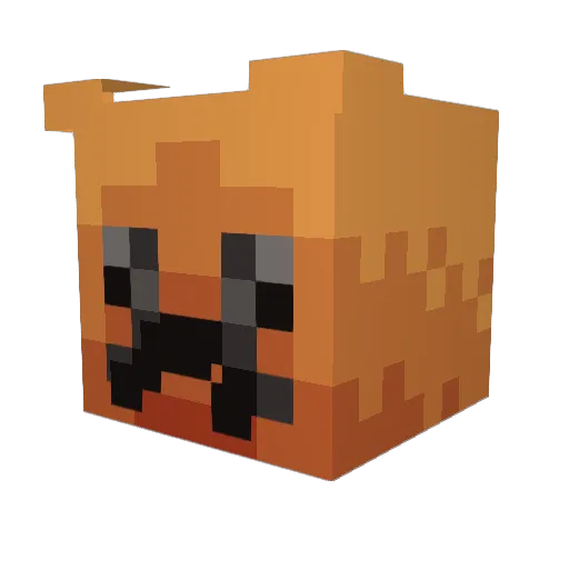 _Crisco Minecraft avatar head, 3D render