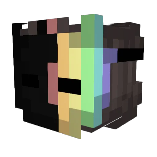_Critics Minecraft avatar head, 3D render