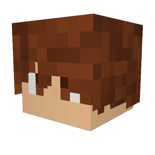 _Cryos Minecraft avatar head, 3D render