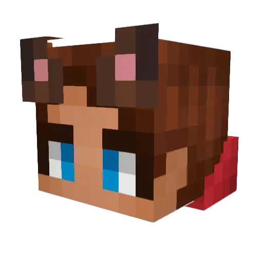 _Cygon Minecraft avatar head, 3D render