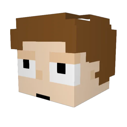 _CynicalToast_ Minecraft avatar head, 3D render