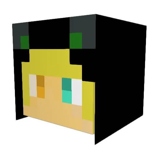 _Cyril Minecraft avatar head, 3D render