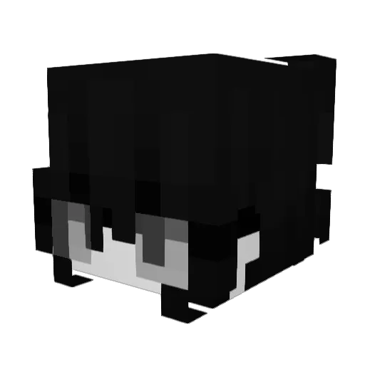 _CzX_ Minecraft avatar head, 3D render