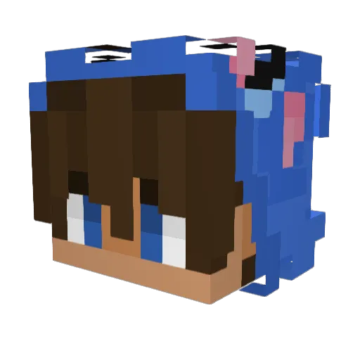 _DAAANI_ Minecraft avatar head, 3D render