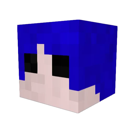 _DMC_ Minecraft avatar head, 3D render
