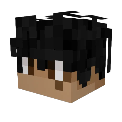 _D_DAWG_ Minecraft avatar head, 3D render
