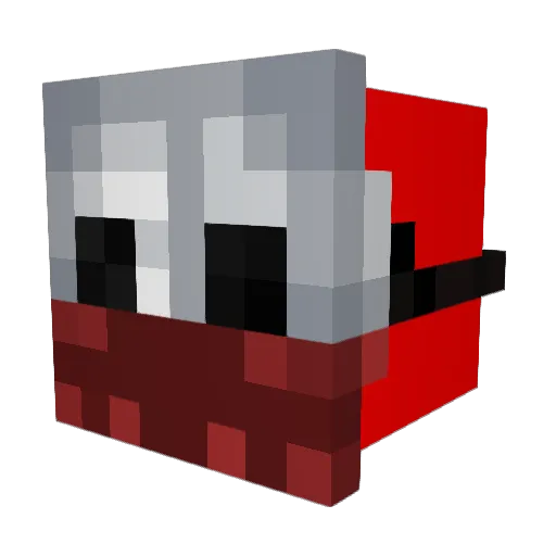 _DaGreatAC_ Minecraft avatar head, 3D render
