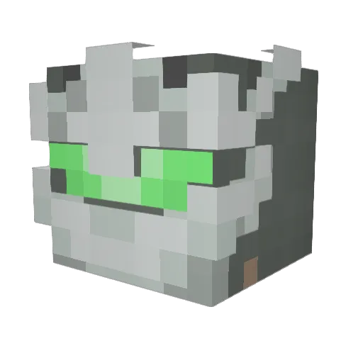 _DaRae_ Minecraft avatar head, 3D render