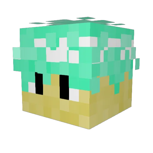 _Da_Rock_ Minecraft avatar head, 3D render